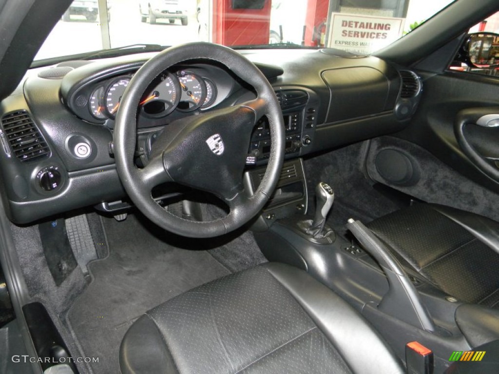 Black Interior 2000 Porsche 911 Carrera Coupe Photo #50135244