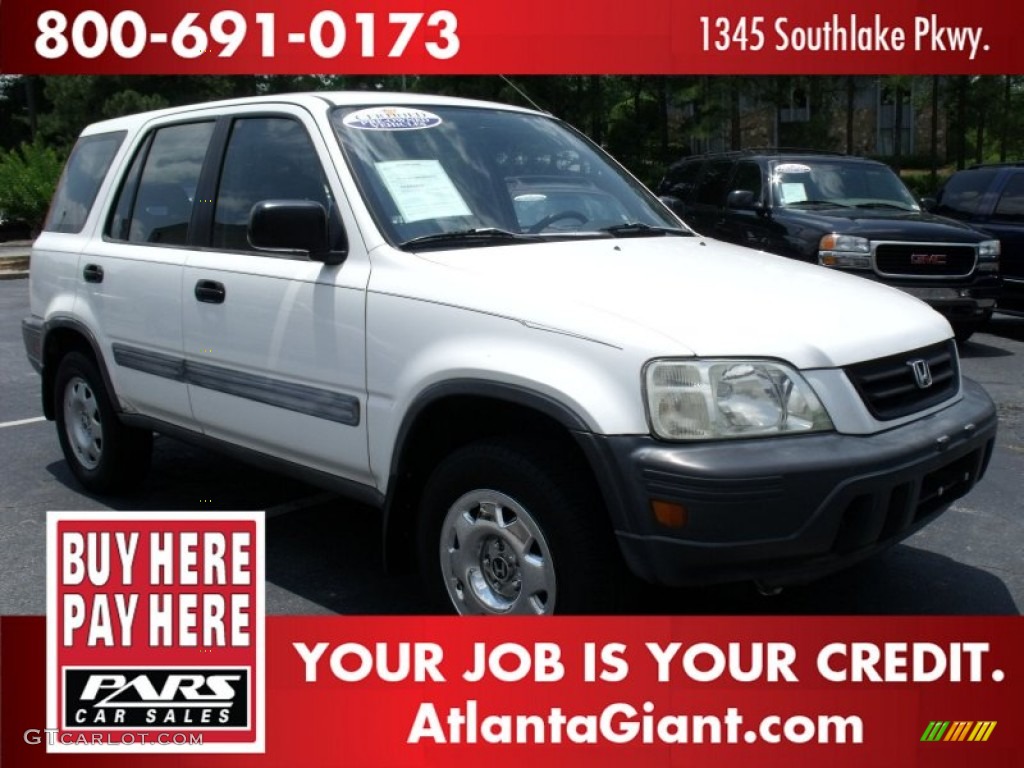 1999 CR-V LX - Taffeta White / Charcoal photo #4