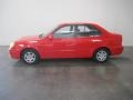 2003 Retro Red Hyundai Accent GL Sedan  photo #3