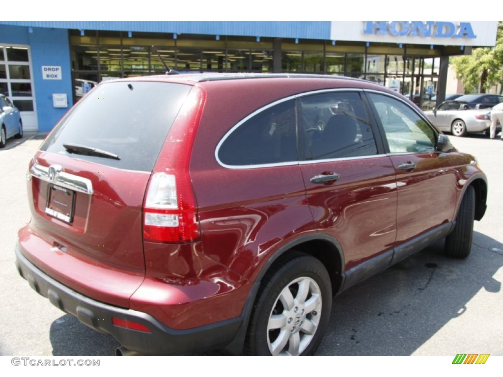 2008 CR-V EX 4WD - Tango Red Pearl / Gray photo #5