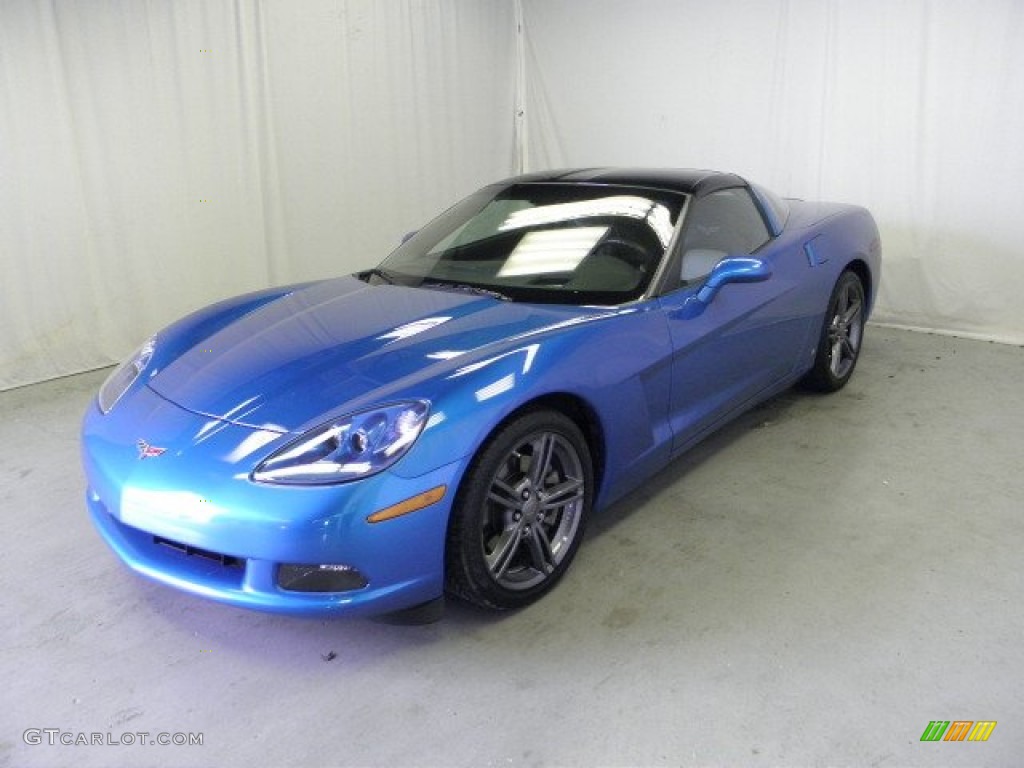 2008 Corvette Coupe - Jetstream Blue Metallic / Ebony/Titanium photo #3