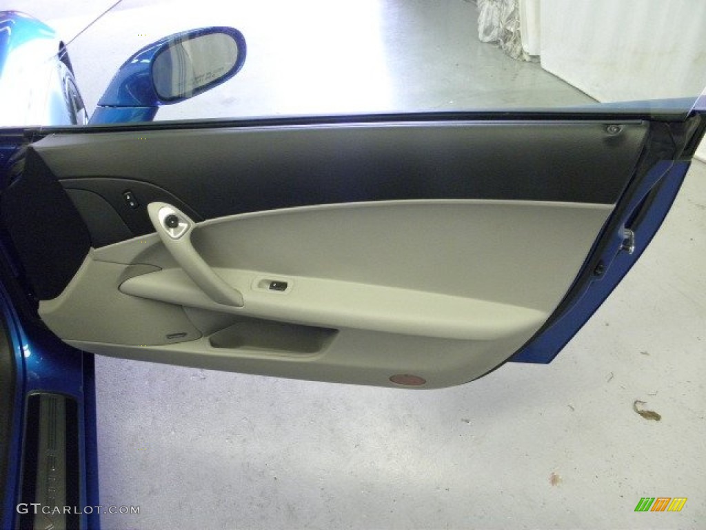 2008 Chevrolet Corvette Coupe Ebony/Titanium Door Panel Photo #50139115