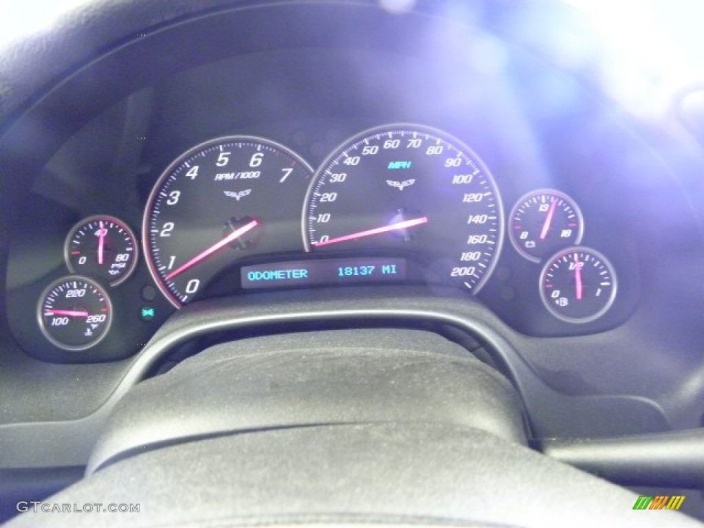 2008 Chevrolet Corvette Coupe Gauges Photo #50139274
