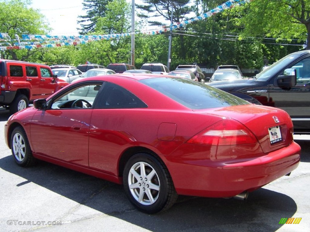 2003 Accord EX V6 Coupe - San Marino Red / Ivory photo #4