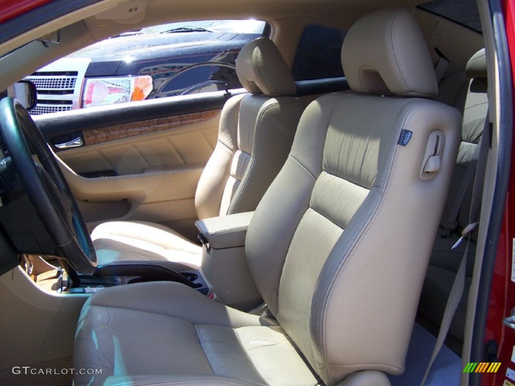 2003 Accord EX V6 Coupe - San Marino Red / Ivory photo #9