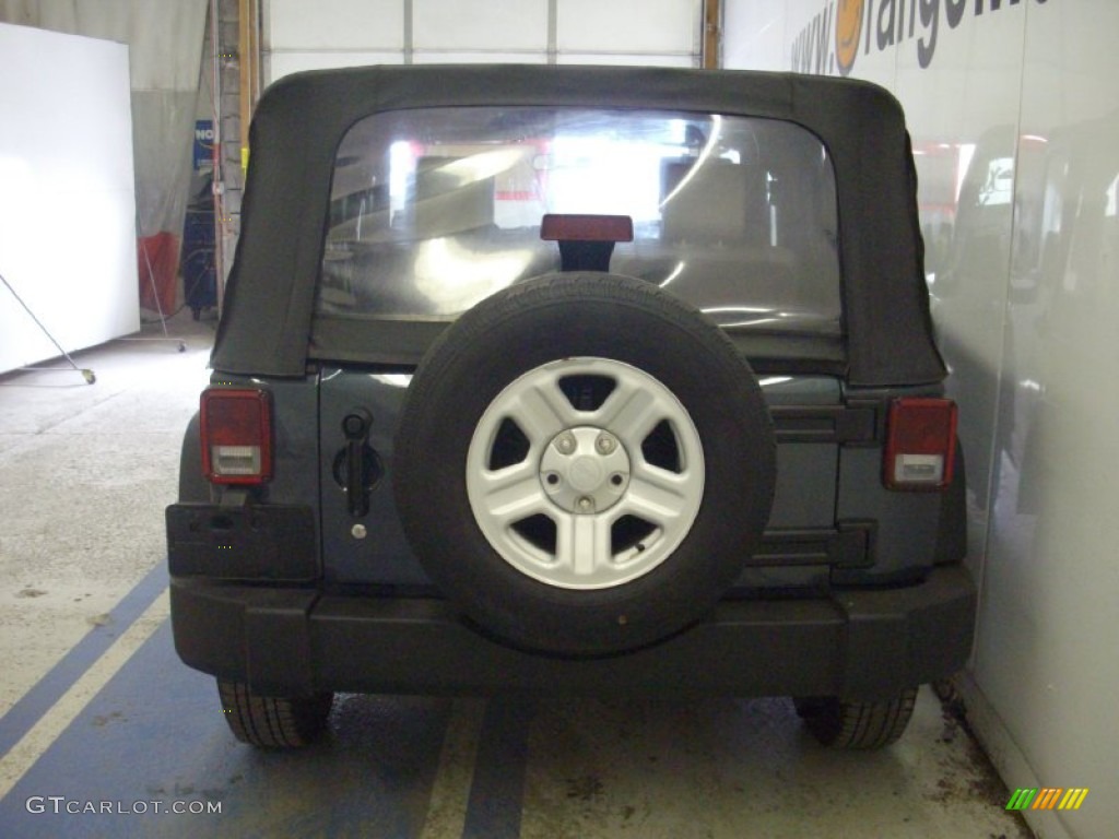 2007 Wrangler X 4x4 - Steel Blue Metallic / Dark Slate Gray/Medium Slate Gray photo #5