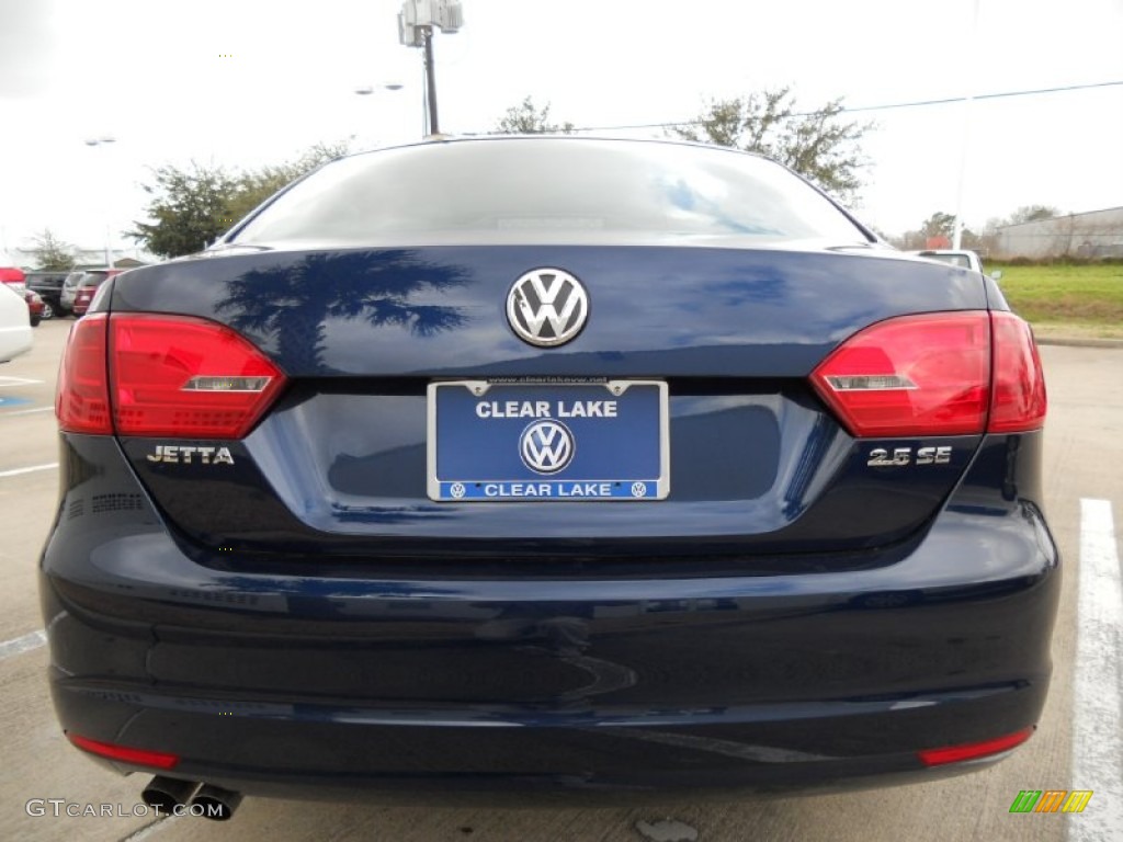 2011 Jetta SE Sedan - Tempest Blue Metallic / Titan Black photo #6