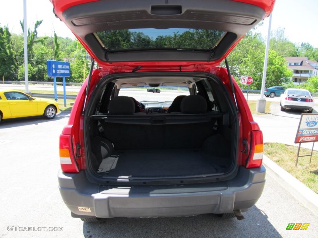 1999 Grand Cherokee Laredo 4x4 - Flame Red / Taupe photo #13