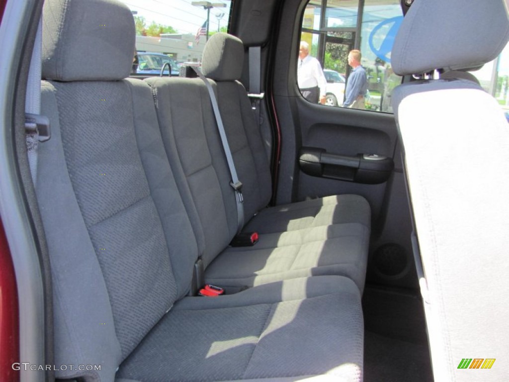 Dark Titanium Interior 2008 Chevrolet Silverado 1500 LT Extended Cab 4x4 Photo #50140867