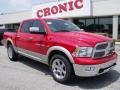 2011 Flame Red Dodge Ram 1500 Laramie Crew Cab 4x4  photo #1