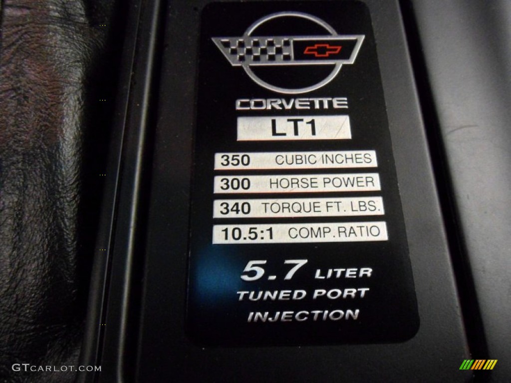 1995 Chevrolet Corvette Coupe Marks and Logos Photos