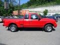 2002 Bright Red Ford Ranger Edge SuperCab  photo #6