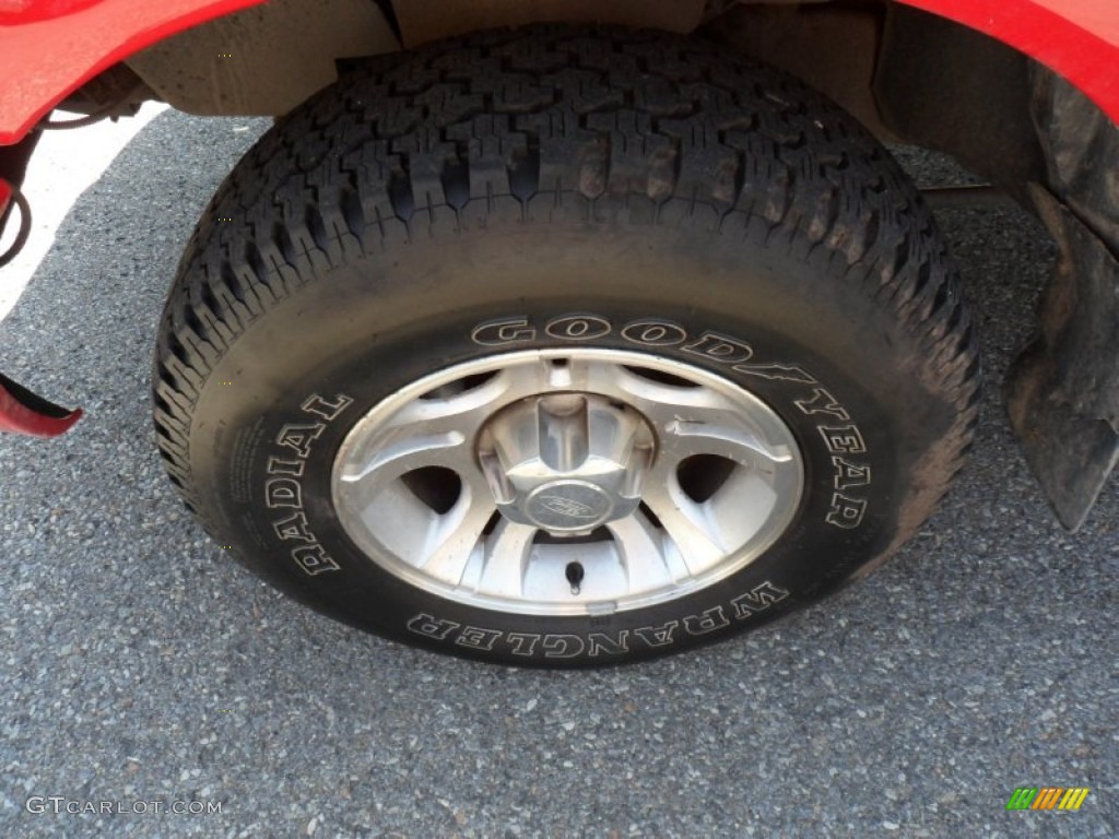 2002 Ranger Edge SuperCab - Bright Red / Dark Graphite photo #9