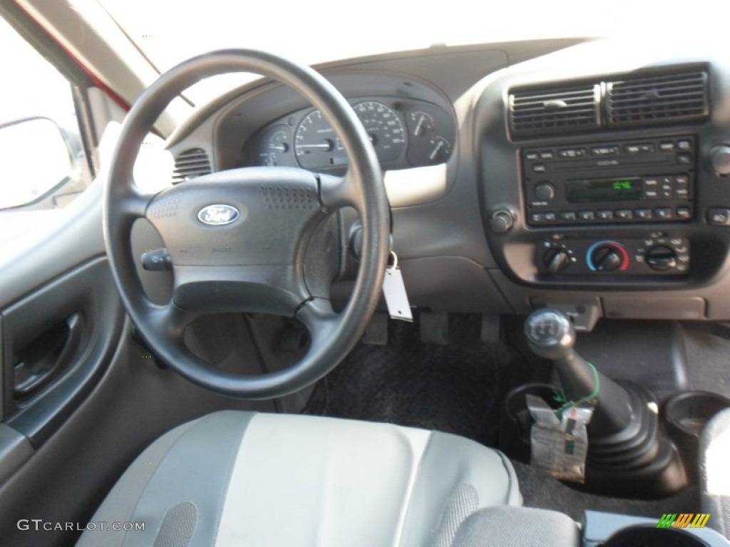 2002 Ford Ranger Edge SuperCab Dark Graphite Dashboard Photo #50141884