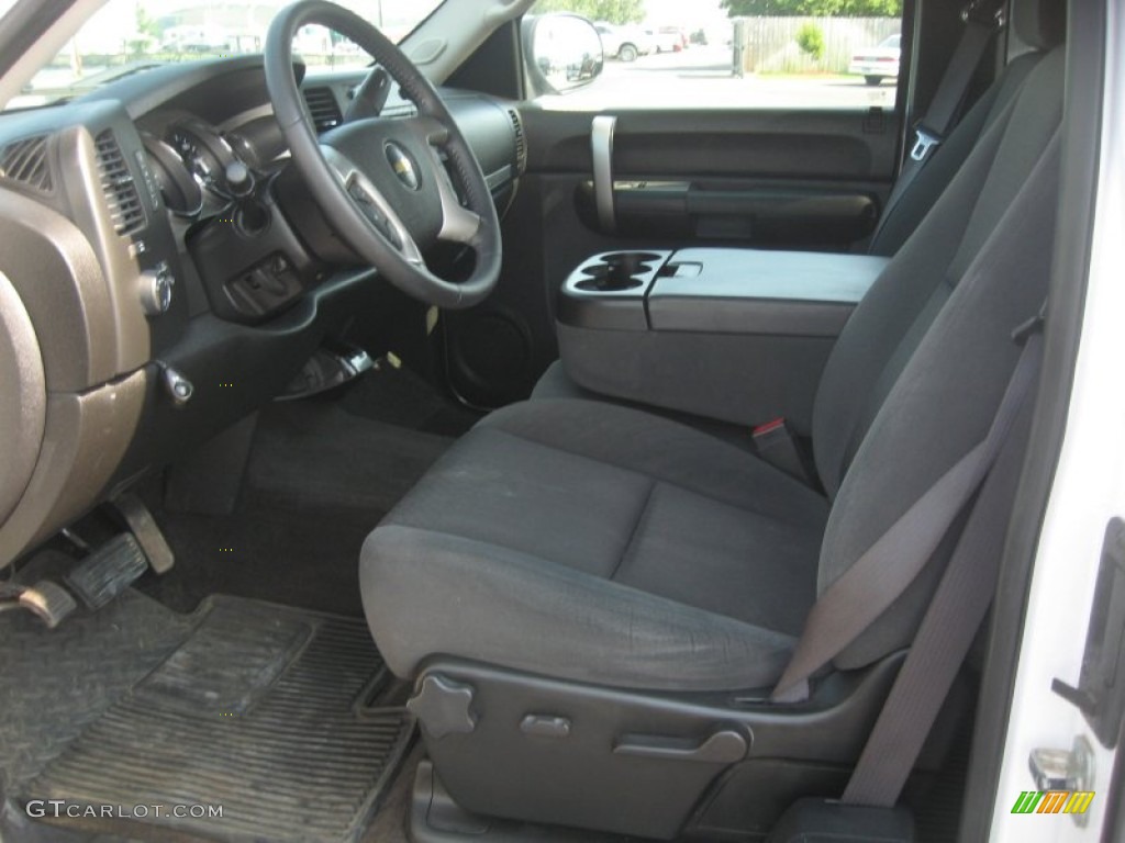Ebony Interior 2009 Chevrolet Silverado 1500 LT Extended Cab 4x4 Photo #50142829