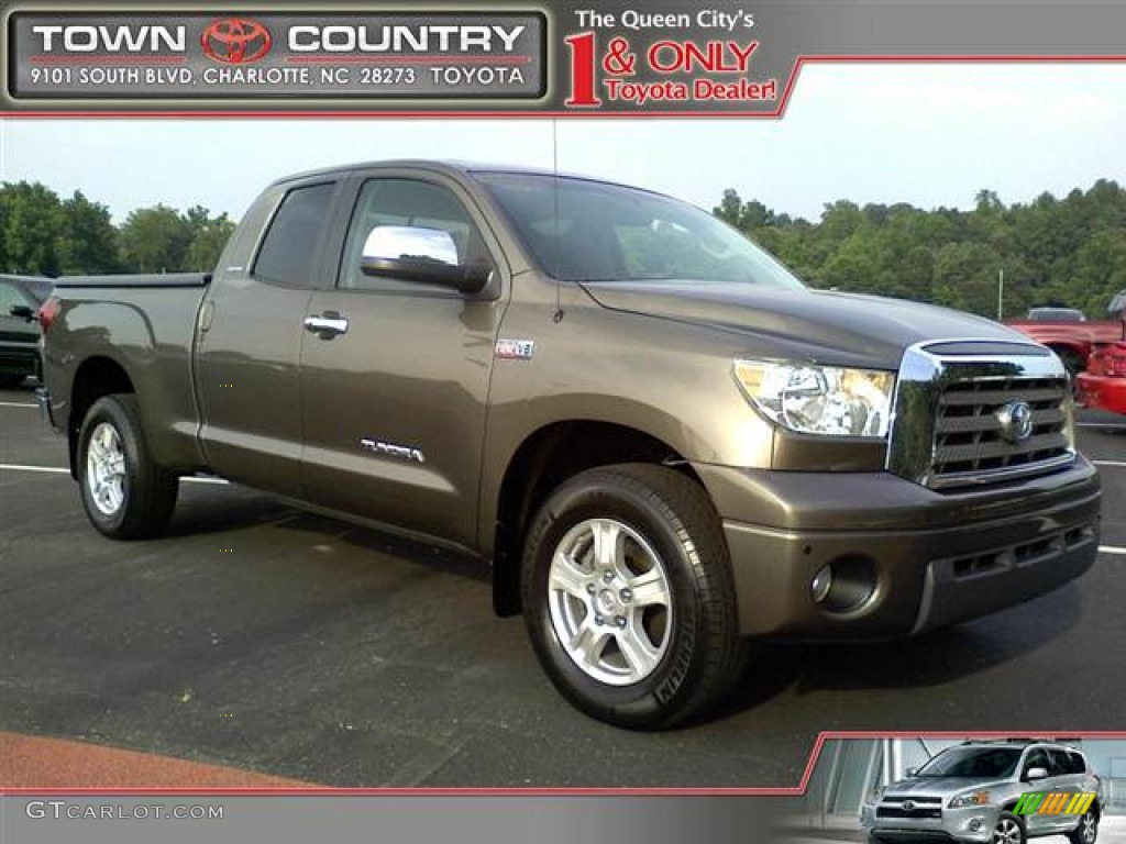 2007 Tundra Limited Double Cab - Pyrite Mica / Red Rock photo #1