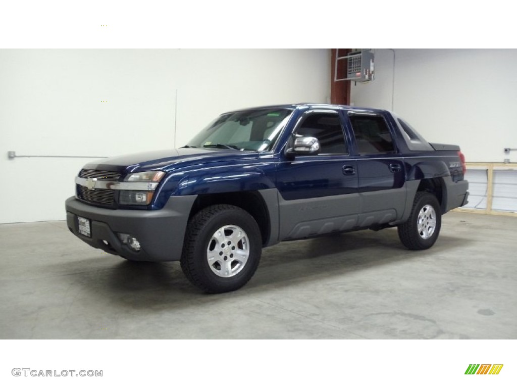 2002 Avalanche Z71 4x4 - Indigo Blue Metallic / Graphite photo #1