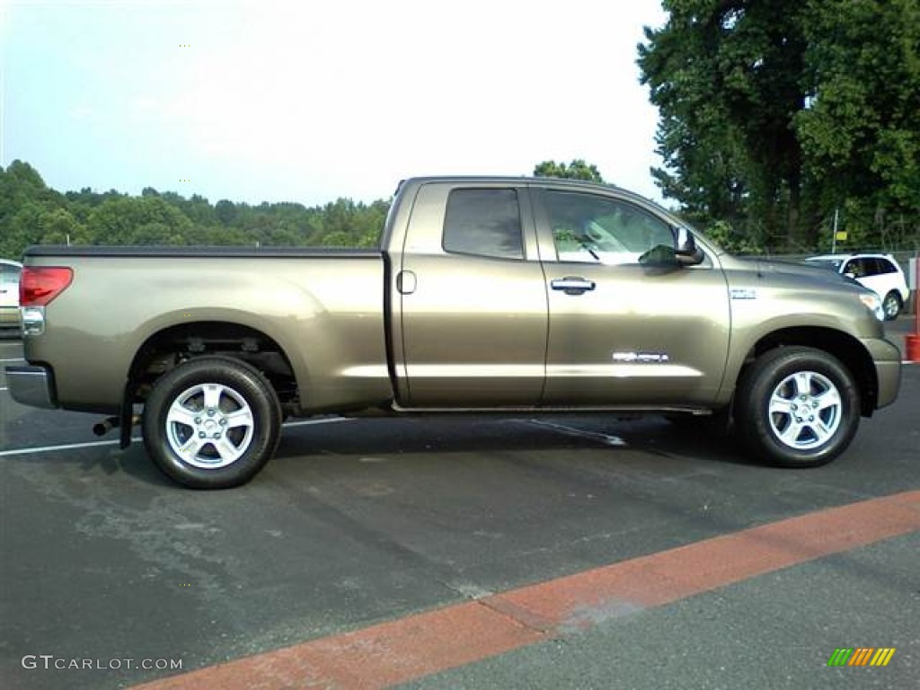 2007 Tundra Limited Double Cab - Pyrite Mica / Red Rock photo #17