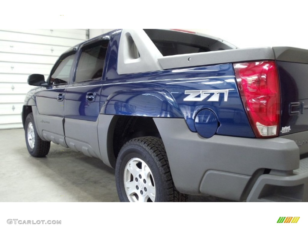 2002 Avalanche Z71 4x4 - Indigo Blue Metallic / Graphite photo #11