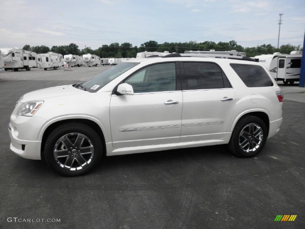 2011 Acadia Denali - White Diamond Tintcoat / Ebony photo #4