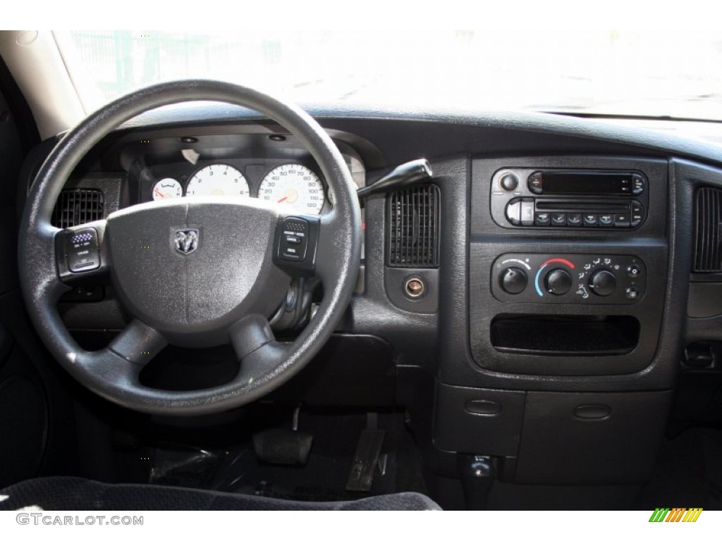 2005 Dodge Ram 2500 SLT Quad Cab 4x4 Dark Slate Gray Dashboard Photo #50144167