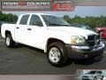 2005 Bright White Dodge Dakota SLT Quad Cab  photo #1