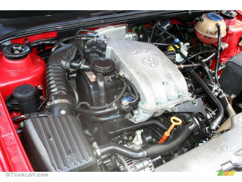2001 Volkswagen Cabrio GLX 2.0 Liter SOHC 8-Valve 4 Cylinder Engine Photo #50145229