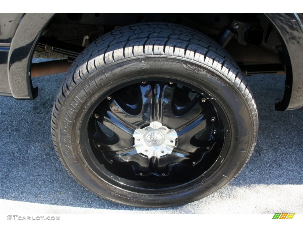 2004 Ford F150 Lariat SuperCrew 4x4 Custom Wheels Photo #50145601