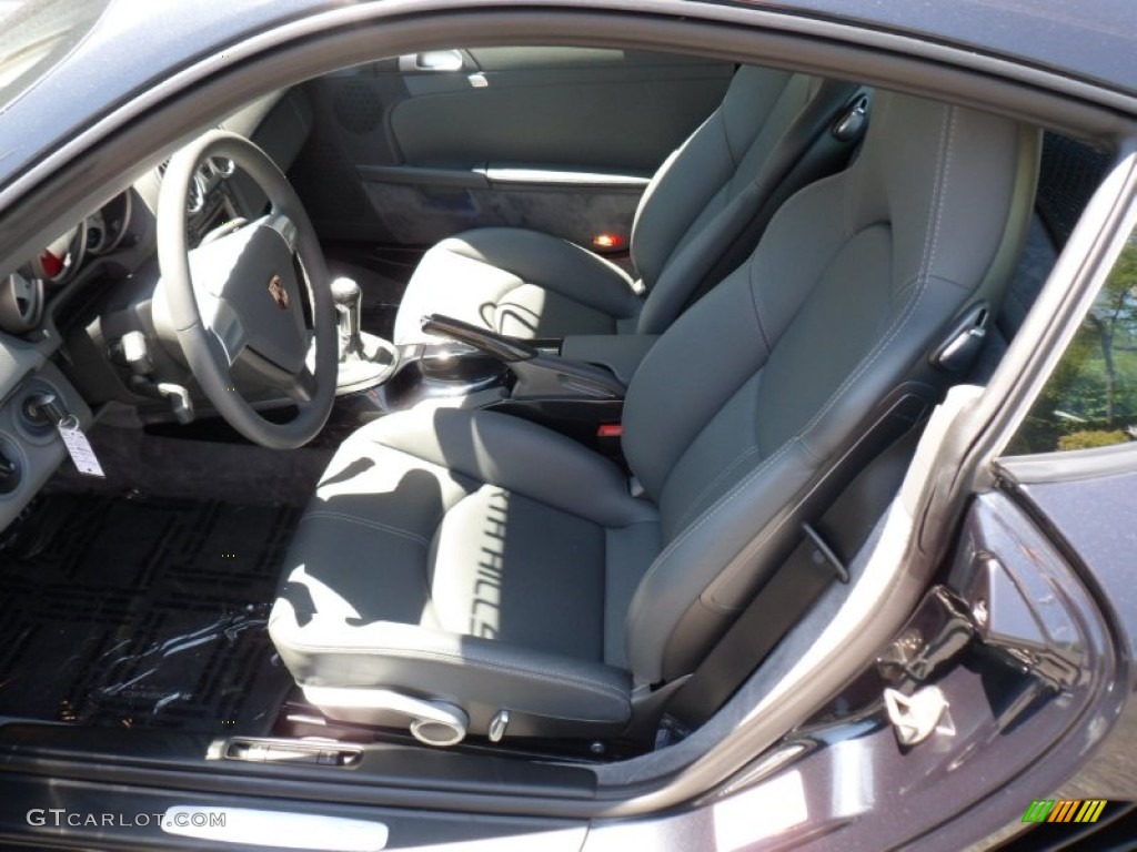 Stone Grey Interior 2007 Porsche Cayman S Photo #50146588