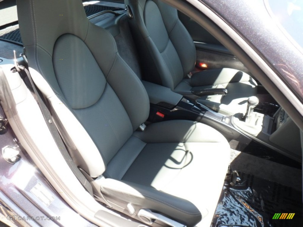 Stone Grey Interior 2007 Porsche Cayman S Photo #50146645