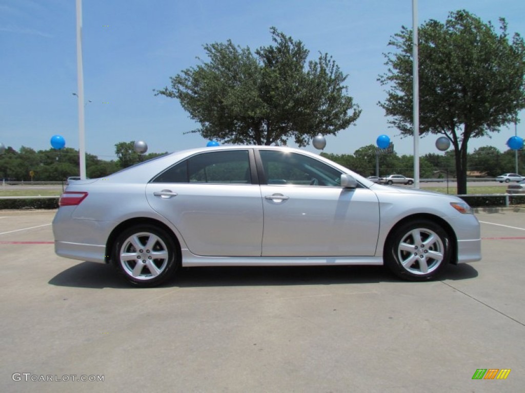 2009 Camry SE V6 - Classic Silver Metallic / Charcoal photo #6