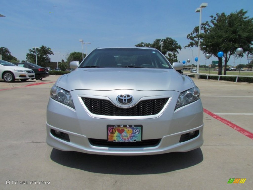 2009 Camry SE V6 - Classic Silver Metallic / Charcoal photo #8
