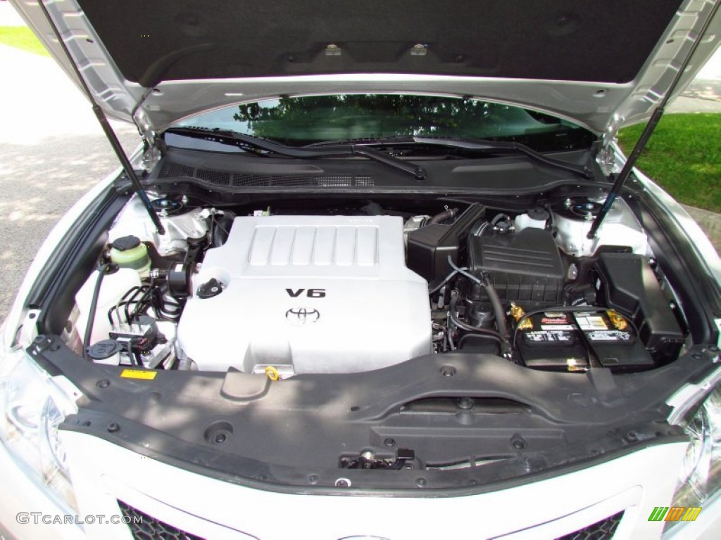 2009 Camry SE V6 - Classic Silver Metallic / Charcoal photo #18