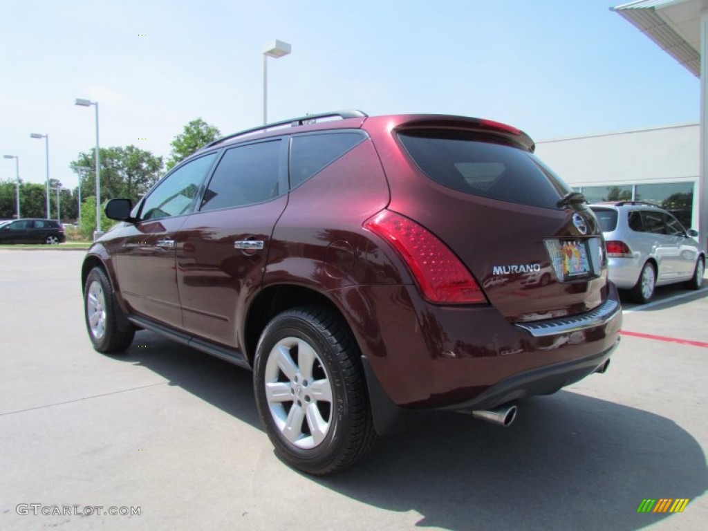 2007 Murano S AWD - Merlot Pearl / Charcoal photo #3