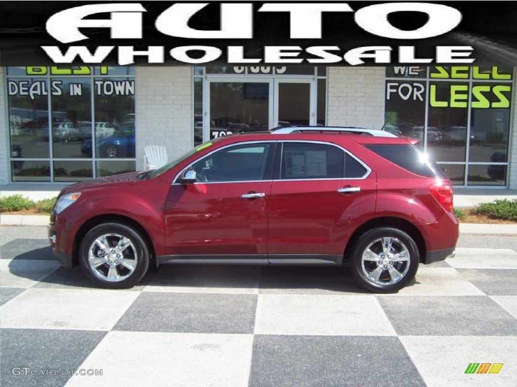 2011 Equinox LTZ - Cardinal Red Metallic / Light Titanium/Jet Black photo #1