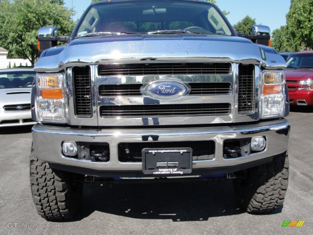 Dark Blue Pearl Metallic 2008 Ford F250 Super Duty XLT SuperCab 4x4 Exterior Photo #50147959