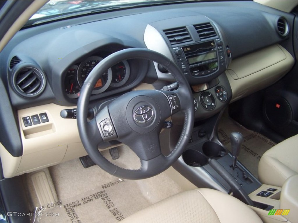 Sand Beige Interior 2009 Toyota RAV4 Limited V6 4WD Photo #50148081