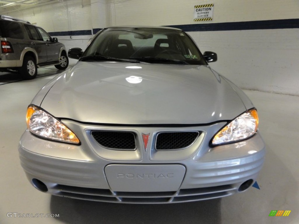 1999 Grand Am SE Sedan - Silvermist Metallic / Dark Pewter photo #3