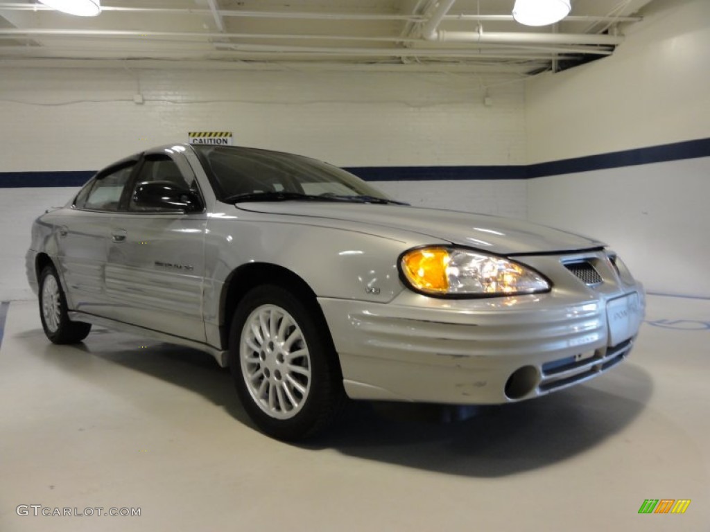 1999 Grand Am SE Sedan - Silvermist Metallic / Dark Pewter photo #5