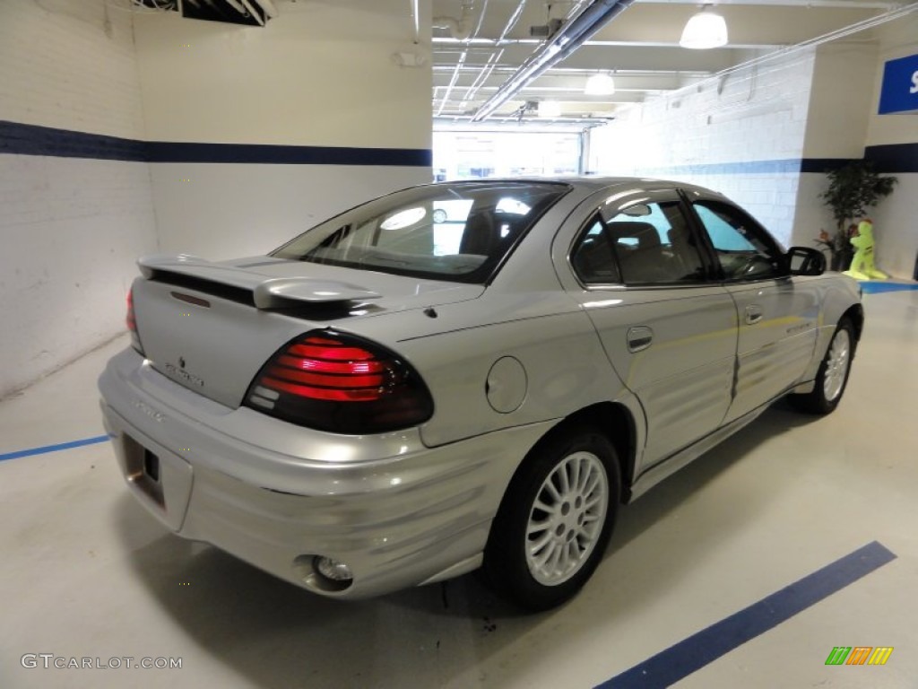 1999 Grand Am SE Sedan - Silvermist Metallic / Dark Pewter photo #7