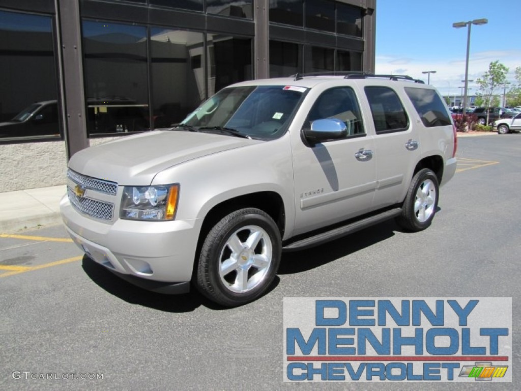 2008 Tahoe LTZ 4x4 - Silver Birch Metallic / Ebony photo #1