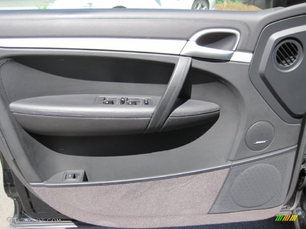 2008 Porsche Cayenne Turbo Black Door Panel Photo #50149273