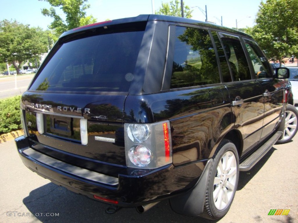 2008 Range Rover V8 HSE - Buckingham Blue Metallic / Navy Blue/Ivory photo #9