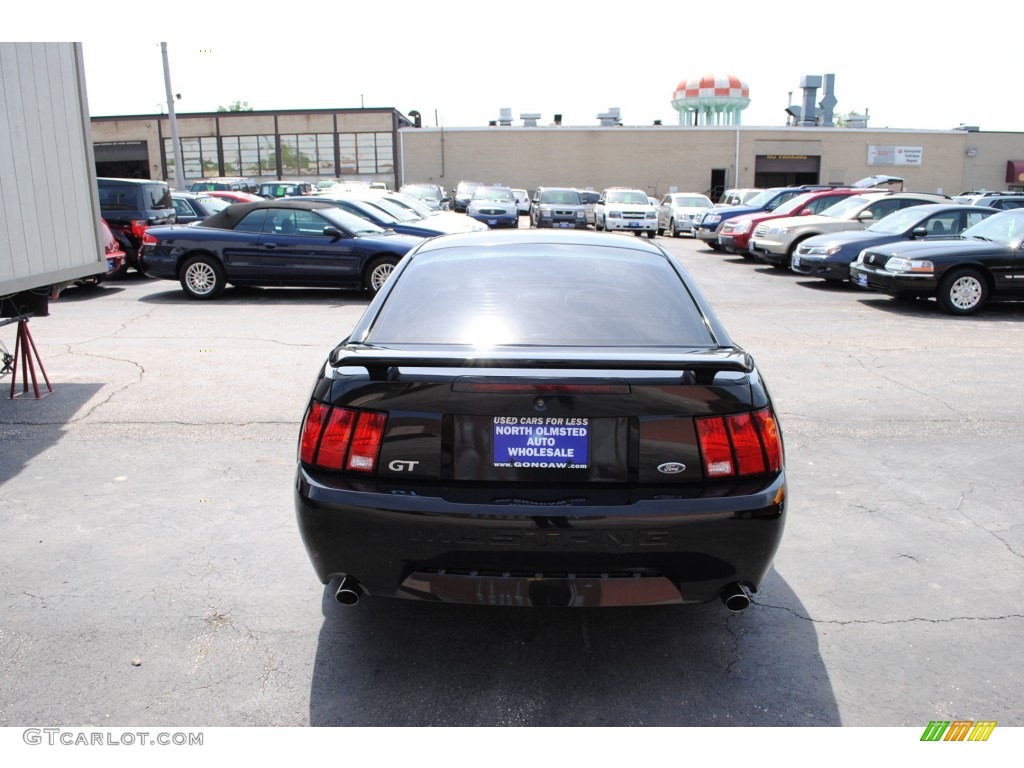 2001 Mustang GT Coupe - Black / Medium Graphite photo #7