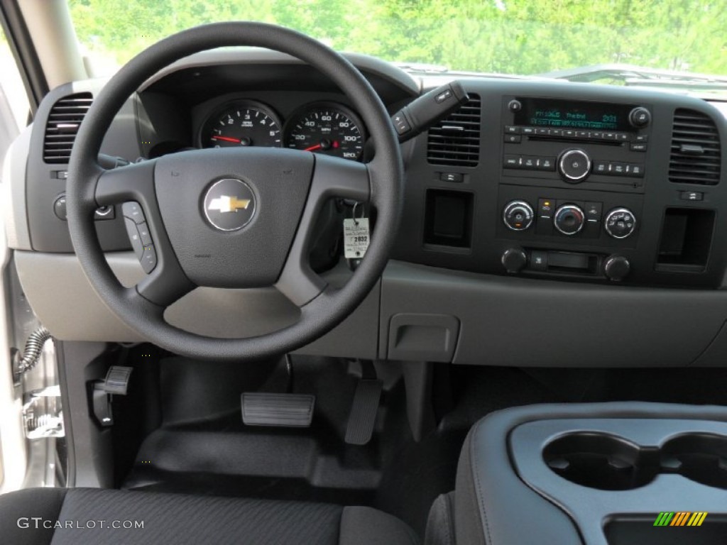 2011 Silverado 1500 Extended Cab - Sheer Silver Metallic / Dark Titanium photo #14