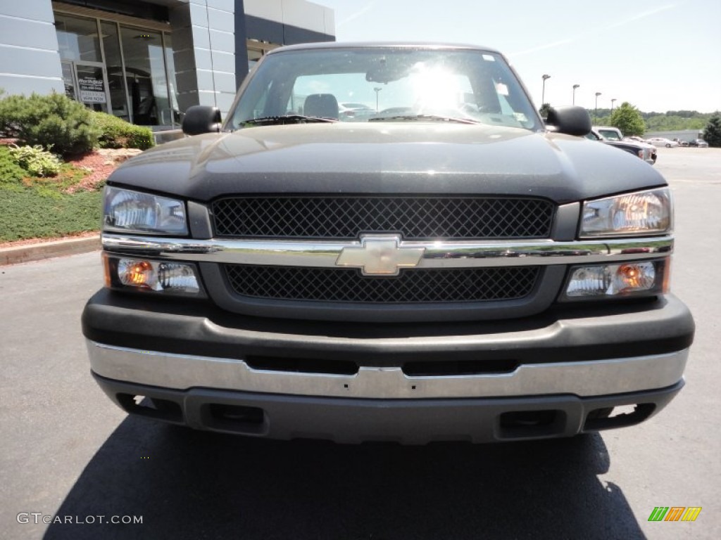 2005 Silverado 1500 Regular Cab 4x4 - Dark Gray Metallic / Dark Charcoal photo #3