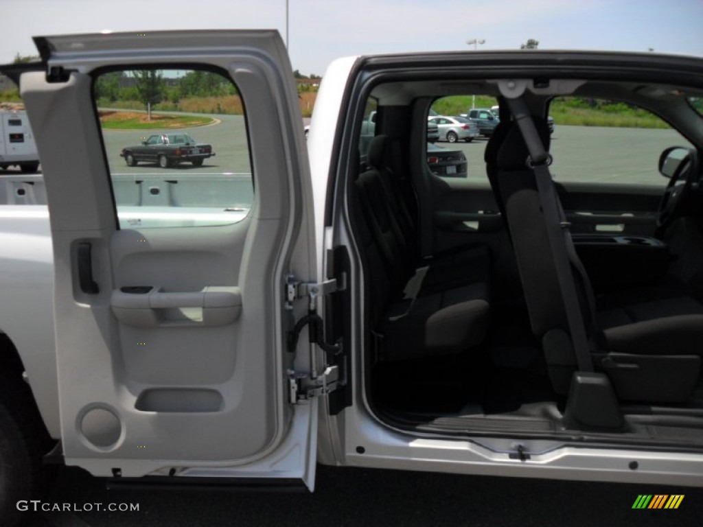 2011 Silverado 1500 Extended Cab - Sheer Silver Metallic / Dark Titanium photo #17