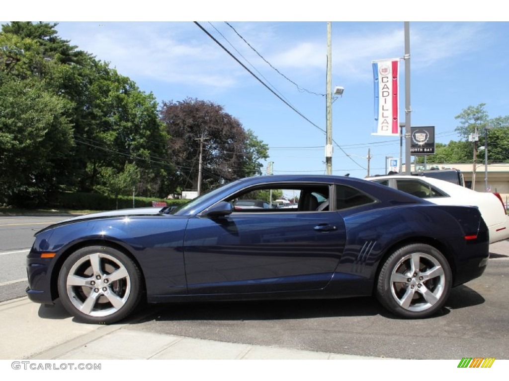 2010 Camaro SS/RS Coupe - Imperial Blue Metallic / Black photo #3