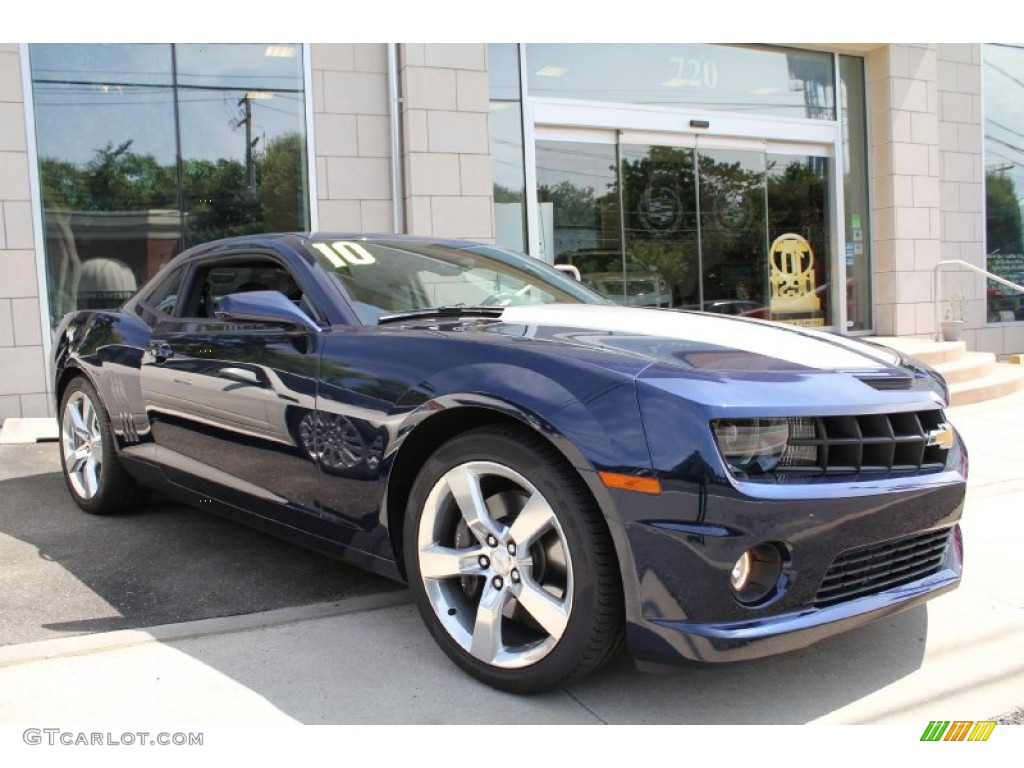 2010 Camaro SS/RS Coupe - Imperial Blue Metallic / Black photo #7