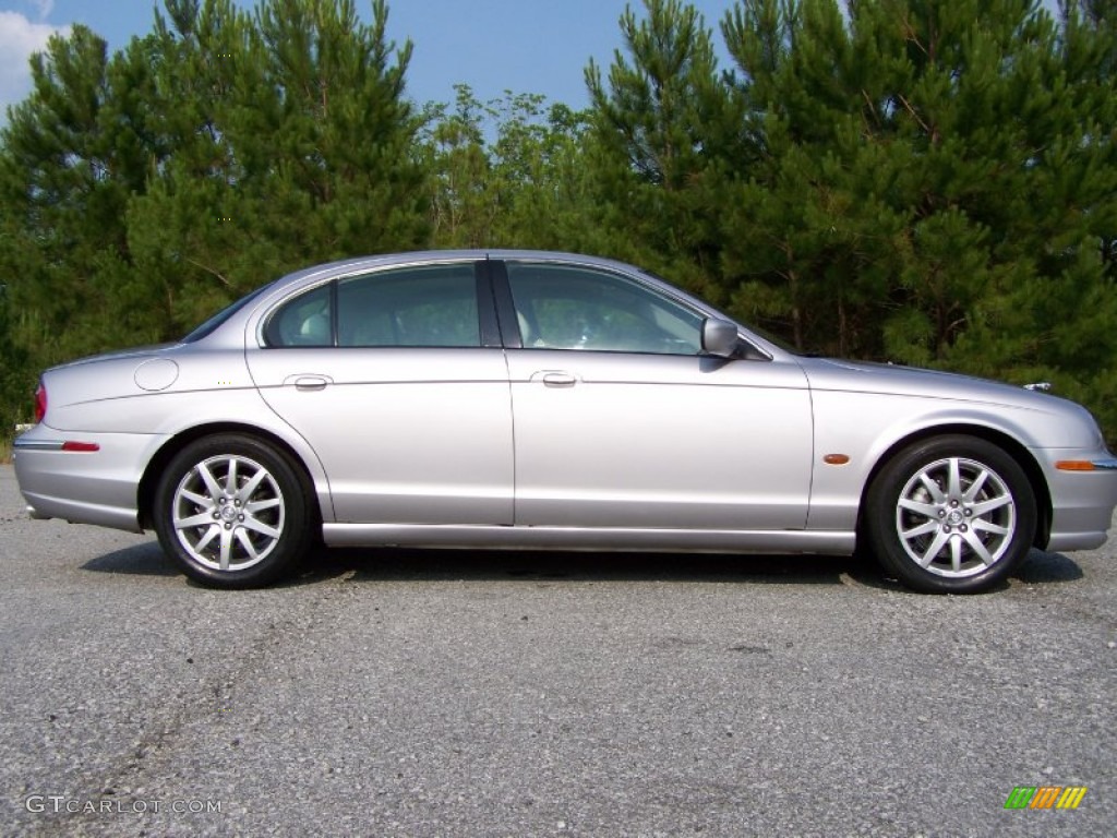 Platinum Silver 2001 Jaguar S-Type 4.0 Exterior Photo #50153876